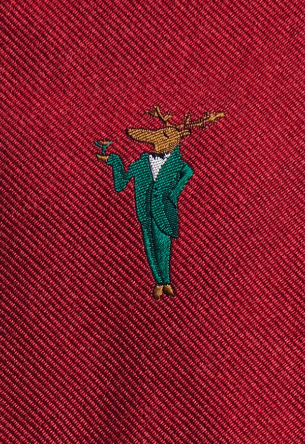 Paul Stuart Holiday Dasher Reindeer Tie, image 2