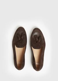 Paul Stuart Matthew II Suede Tassel Loafer, thumbnail 3