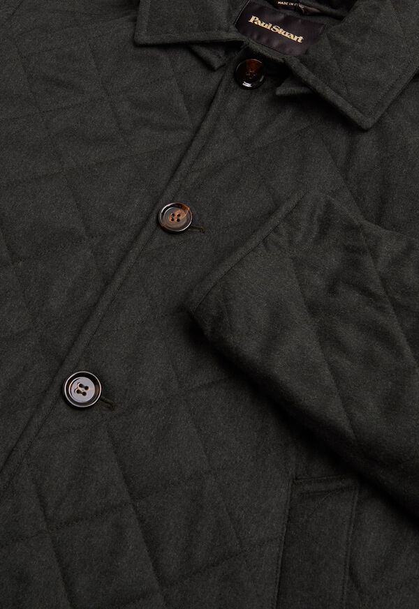 Paul Stuart Quilted Barn Coat with Hood, image 5