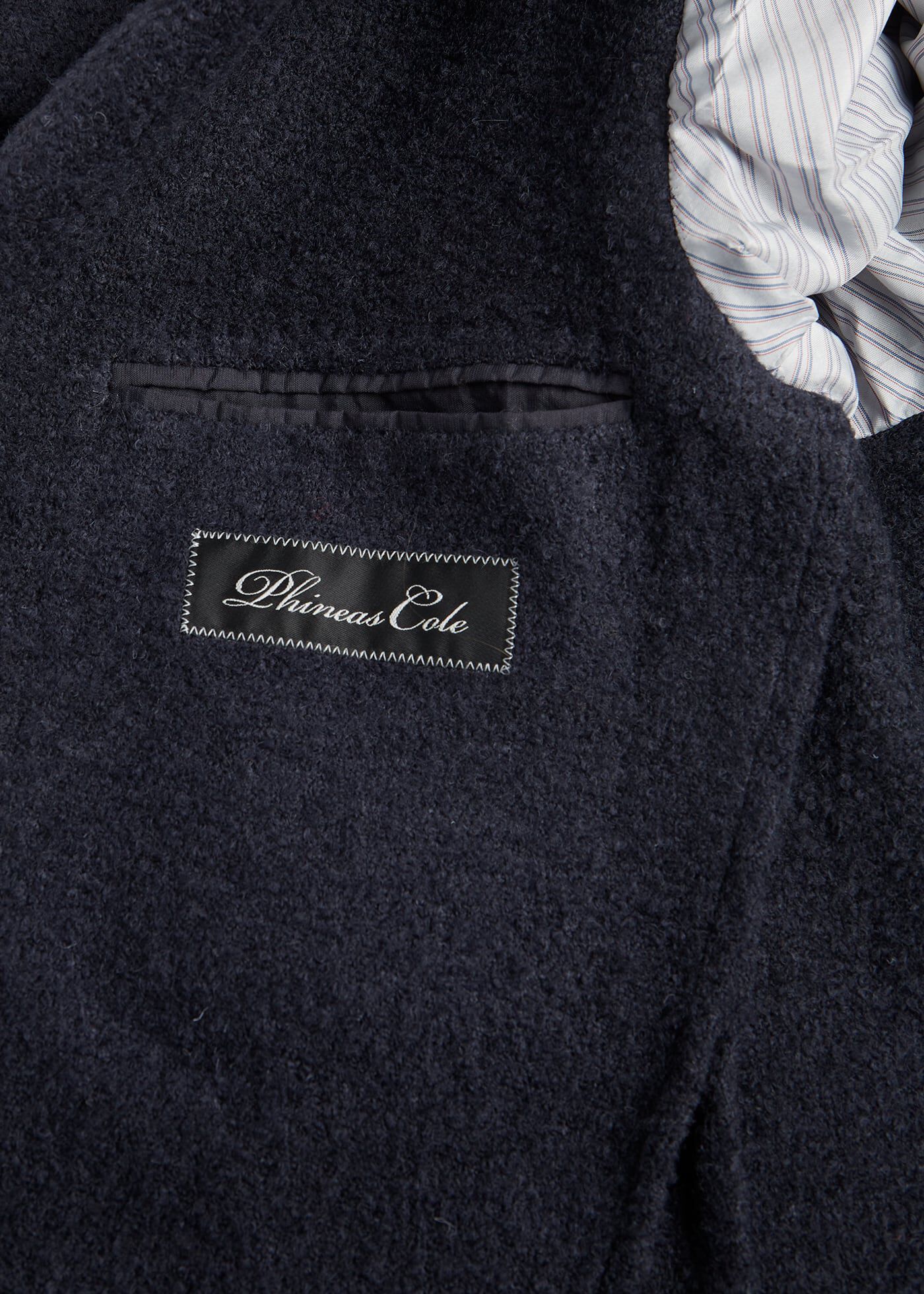 Solid Navy Fuzzy Soft Jacket