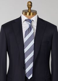 Paul Stuart Wide Textured Stripe Tie, thumbnail 2