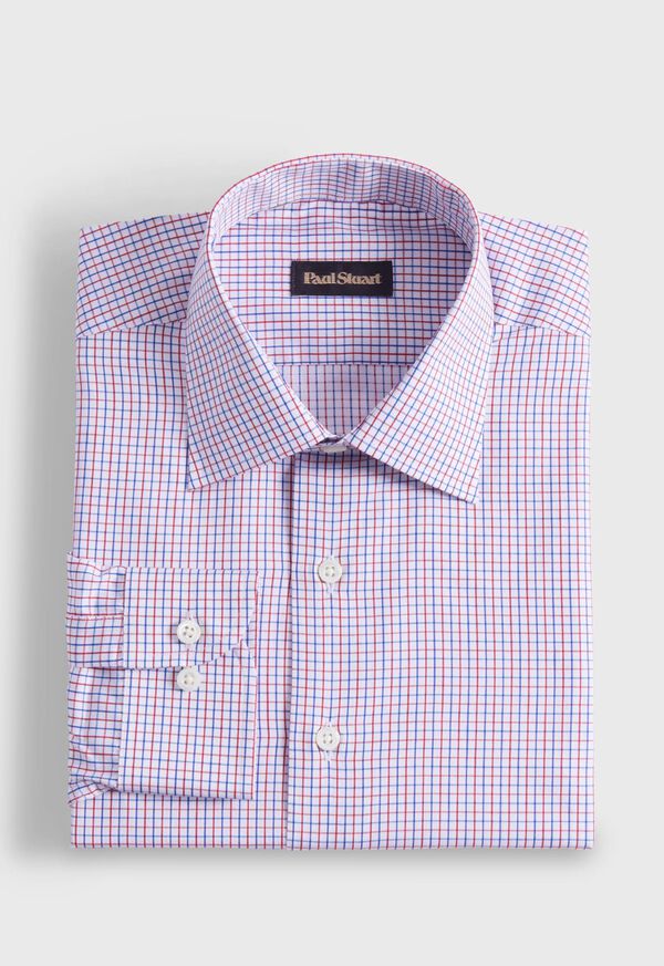 Paul Stuart Cotton Tattersall Sport Shirt, image 1