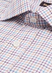Paul Stuart Cotton Mini Graph Check Dress Shirt, thumbnail 2