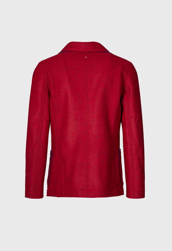 Paul Stuart Wool Knit Raw Edge Jacket, image 5