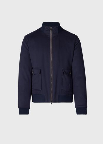 Paul Stuart Wool Bomber Jacket