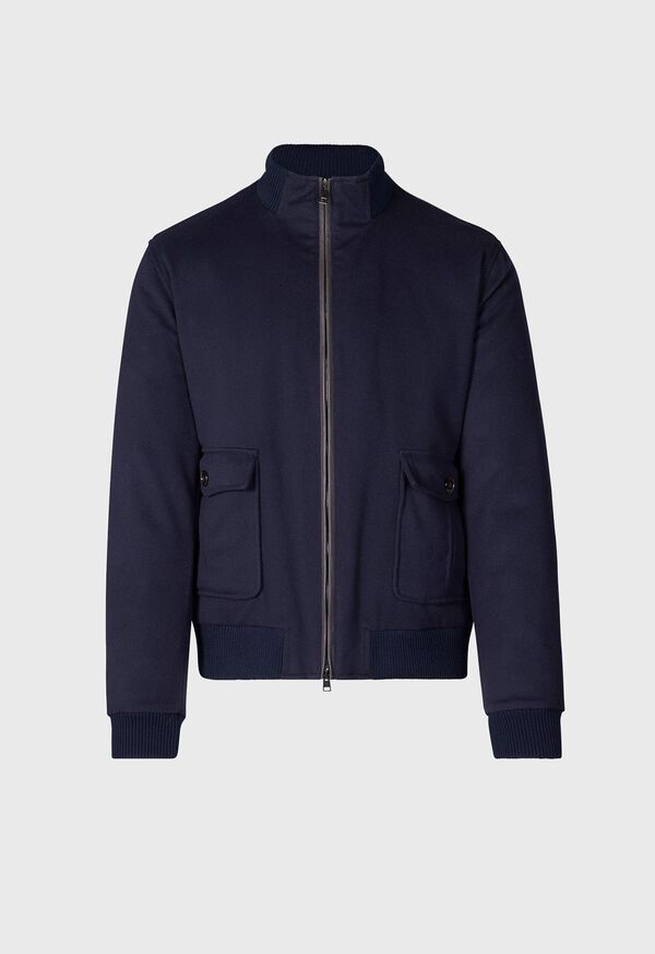 Paul Stuart Wool Bomber Jacket, image 1
