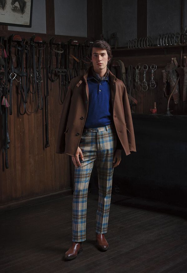 Paul Stuart Cashmere Jacket & Plaid Pant Look, image 1