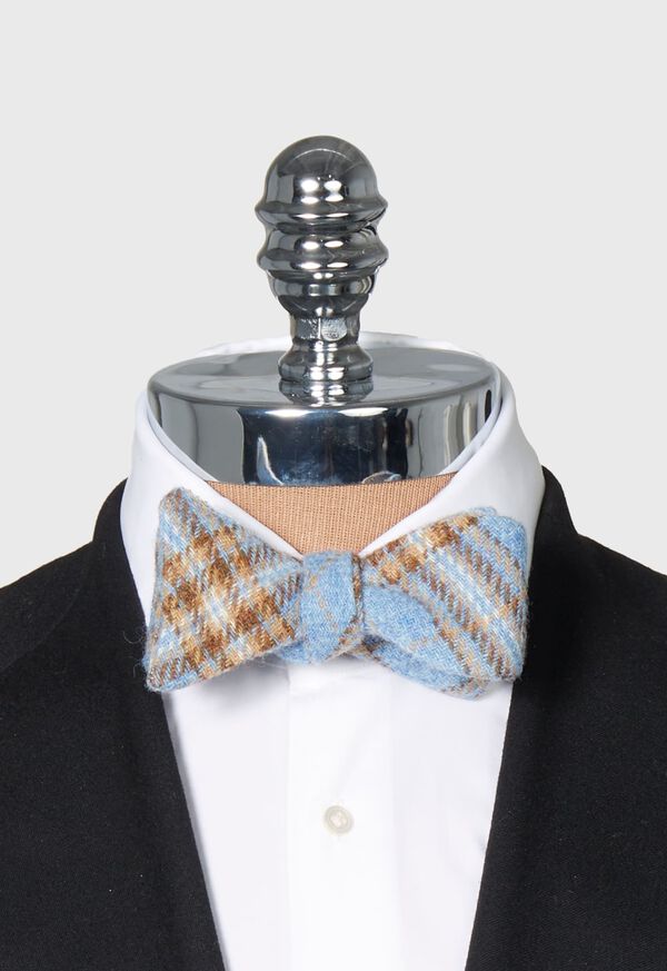 Paul Stuart Wool Plaid Bow Tie, image 3