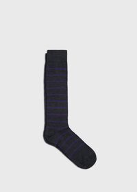 Paul Stuart Wool Blend Stripe Sock, thumbnail 1