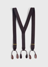 Paul Stuart Solid Wool Braces, thumbnail 1