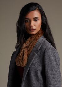 Paul Stuart Rabbit Fur Scarf, thumbnail 2