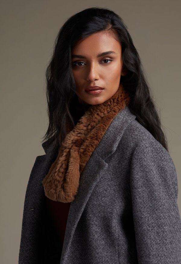 Paul Stuart Rabbit Fur Scarf, image 2
