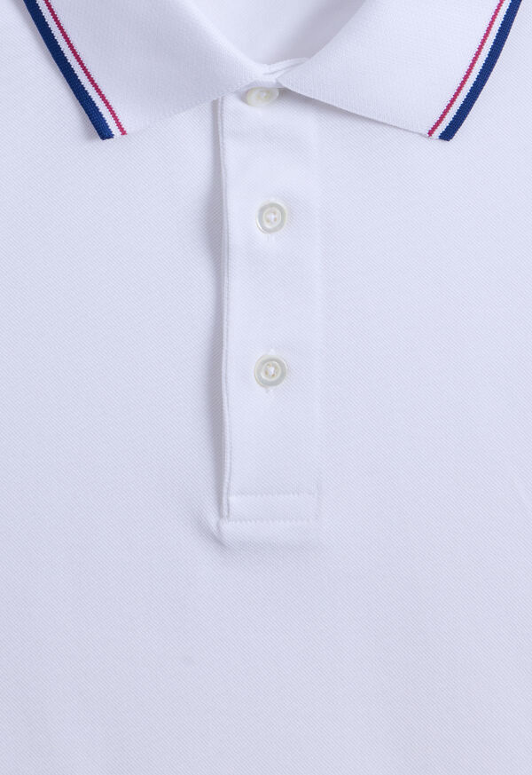 Paul Stuart Performance Polo with Contrast Tipping, image 2