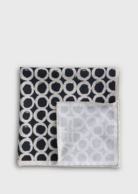 Paul Stuart Geometric Print Silk Pocket Square, thumbnail 1