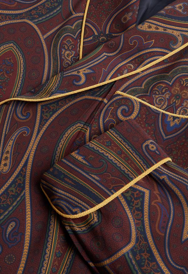 Paul Stuart Wool Paisley Robe, image 2