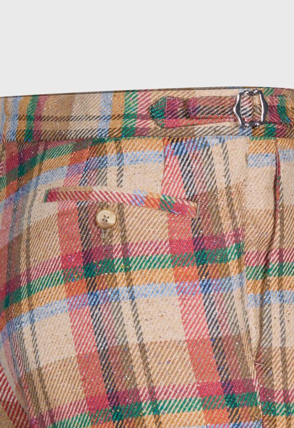 Paul Stuart Linen Plaid Bermuda Short, image 3
