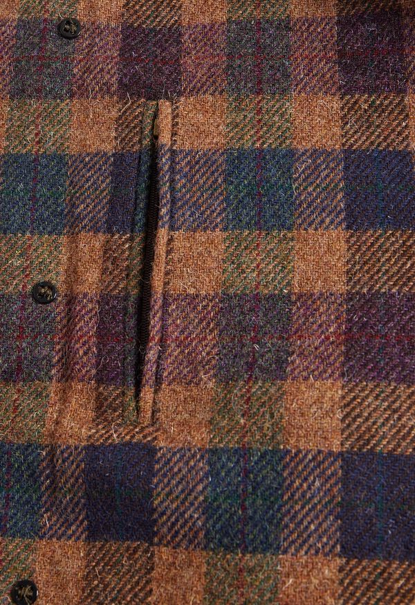 Paul Stuart Shetland Wool A-Line Coat, image 4