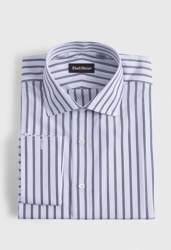 Double Track Grey Stripe Dress Shirt