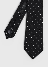 Paul Stuart Silk Shantung Dot Tie, thumbnail 1