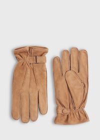 Paul Stuart Suede Chunky Saddle Stitch Glove, thumbnail 1