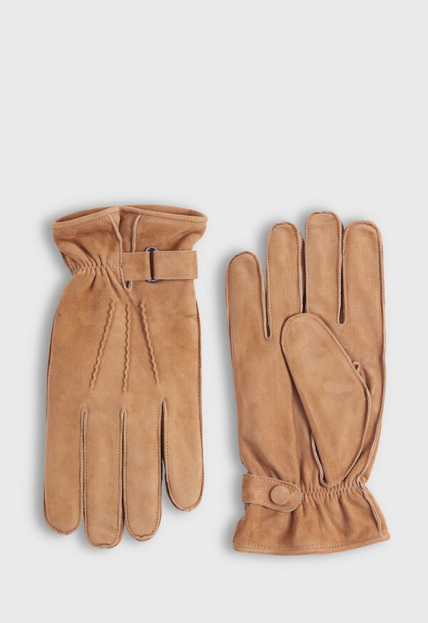 Paul Stuart Suede Chunky Saddle Stitch Glove, image 1