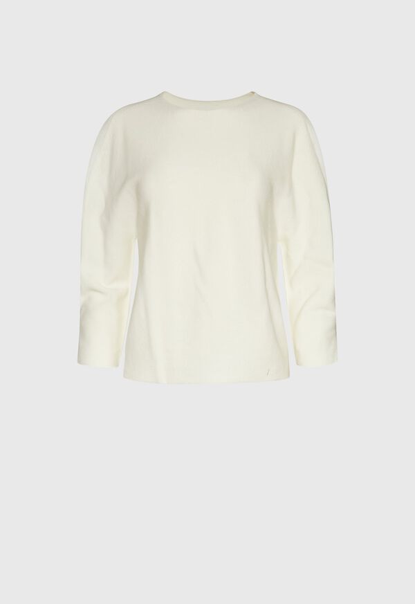 Paul Stuart Knit Long Sleeve Chiffon Inlay, image 1