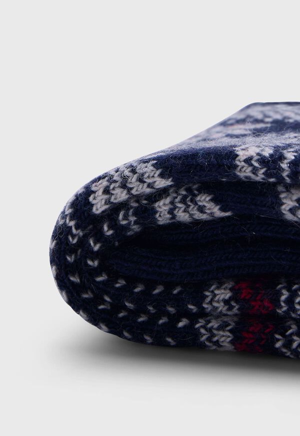 Paul Stuart Pine Tree & Snowflake Sock, image 2