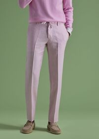 Paul Stuart Linen Drawstring Trouser, thumbnail 2