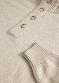 Paul Stuart Wool Button Neck Sweater, thumbnail 2