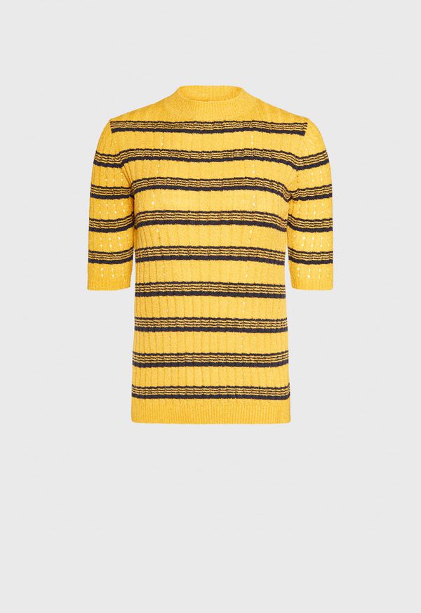 Paul Stuart 3/4 Sleeve Knit Top, image 1