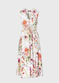 Paul Stuart Floral Midi Dress, thumbnail 1