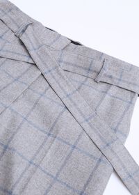 Paul Stuart Wool Windowpane Trouser with Belt, thumbnail 2
