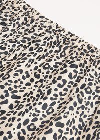 Paul Stuart Silk Animal Print Skirt, thumbnail 2