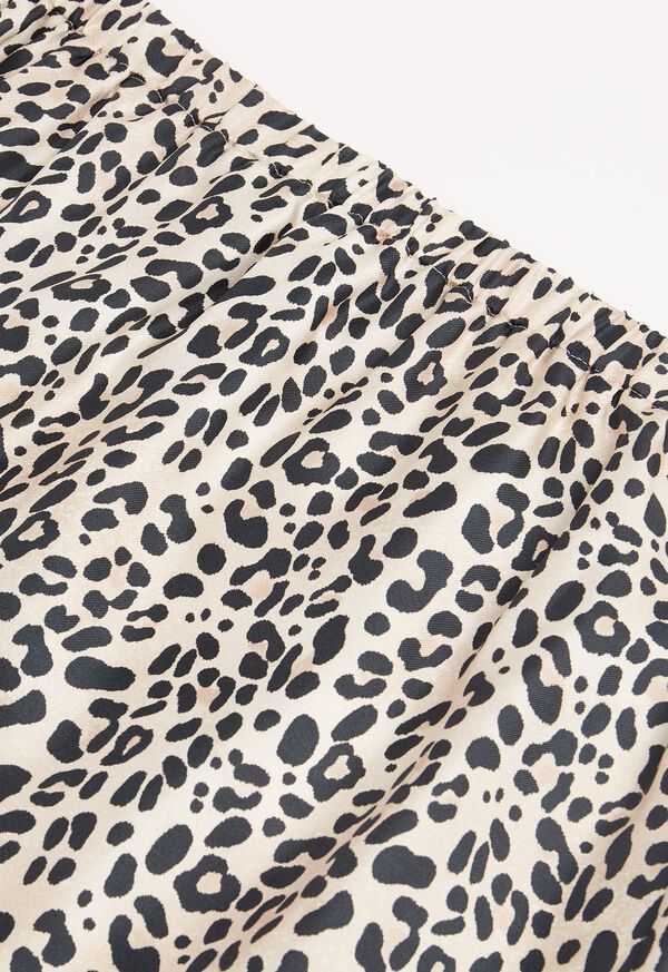 Paul Stuart Silk Animal Print Skirt, image 2