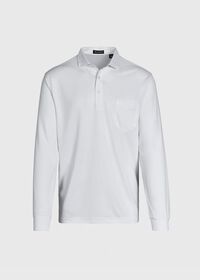 Paul Stuart Oxford Long Sleeve Performance Polo, thumbnail 1