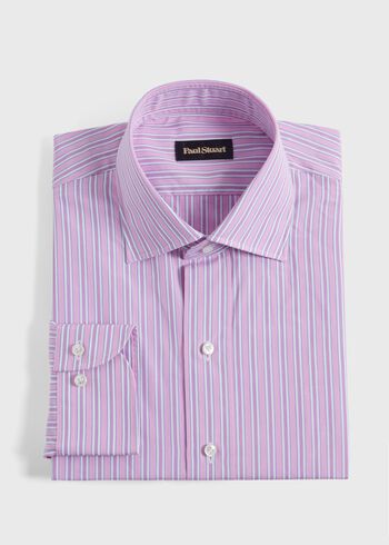 Paul Stuart Pink Narrow Stripe Dress shirt