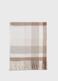 Paul Stuart Exaggerated Plaid Scarf, thumbnail 2
