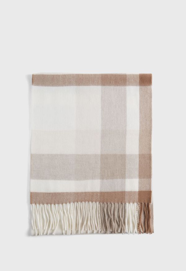 Paul Stuart Exaggerated Plaid Scarf, image 2