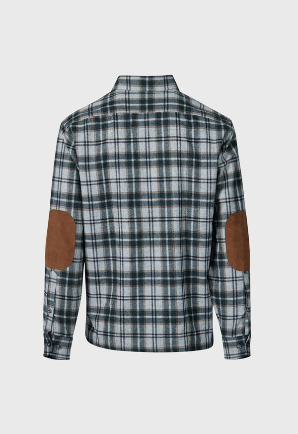 Paul Stuart Wool Plaid Overshirt, image 2