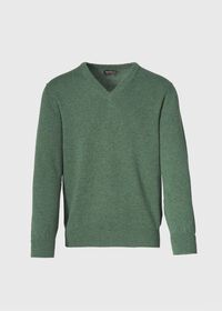 Paul Stuart Classic Cashmere V-Neck Sweater, thumbnail 3