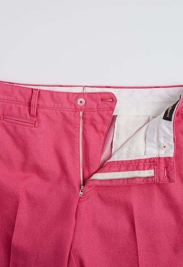 Paul Stuart Cotton Denim Plain Front Pant, image 4