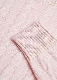 Paul Stuart Cashmere Cable Crewneck Sweater, thumbnail 3