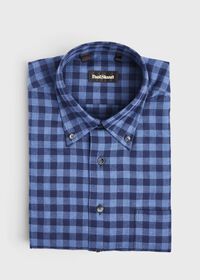 Paul Stuart Buffalo Check Flannel Sport Shirt, thumbnail 1