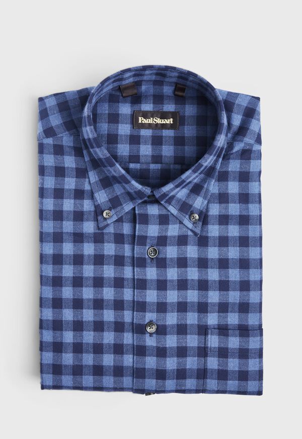 Paul Stuart Buffalo Check Flannel Sport Shirt, image 1