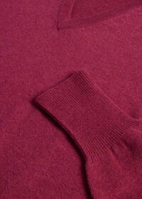 Paul Stuart Classic Cashmere V-Neck Sweater, thumbnail 2