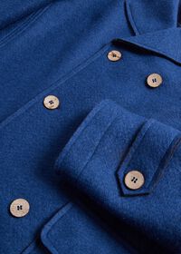 Paul Stuart Wool Raw Edge Double Breasted Jacket, thumbnail 3