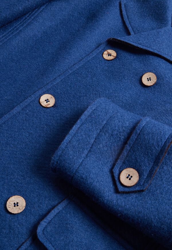 Paul Stuart Wool Raw Edge Double Breasted Jacket, image 3