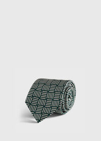 Paul Stuart Woven Silk Parquet Tie, thumbnail 1