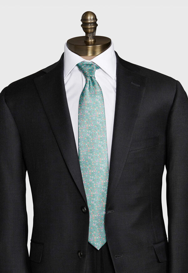 Paul Stuart Floral Butterfly Print Tie, image 2