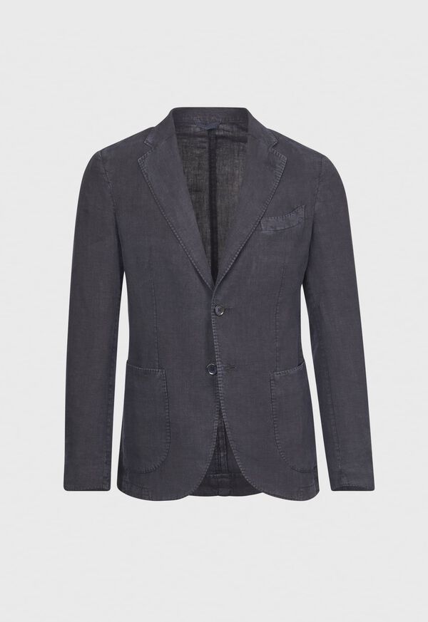 Paul Stuart Black Linen Suit, image 3